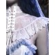 Blood Supply Vampire Bride Spine Collar with Detachable Back Veil(Full Payment Without Shipping)